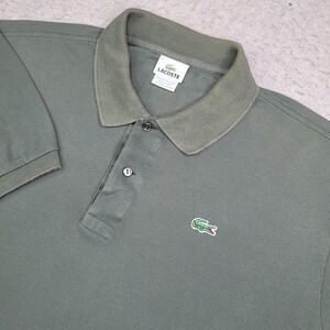 Lacoste Polo Shirt Lacoste Size 7 (Men's Xl) Green Gator Logo Golf Preppy
